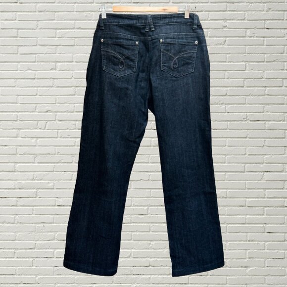 CONTRAST Dark Blue Jeans - Picture 3 of 5